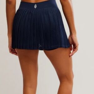 FP Movement by Free People Navy Pleated Skort